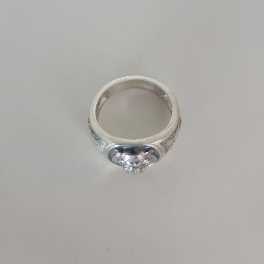 Handmade Tiger Ring: Sterling Silver Gothic Animal Jewelry