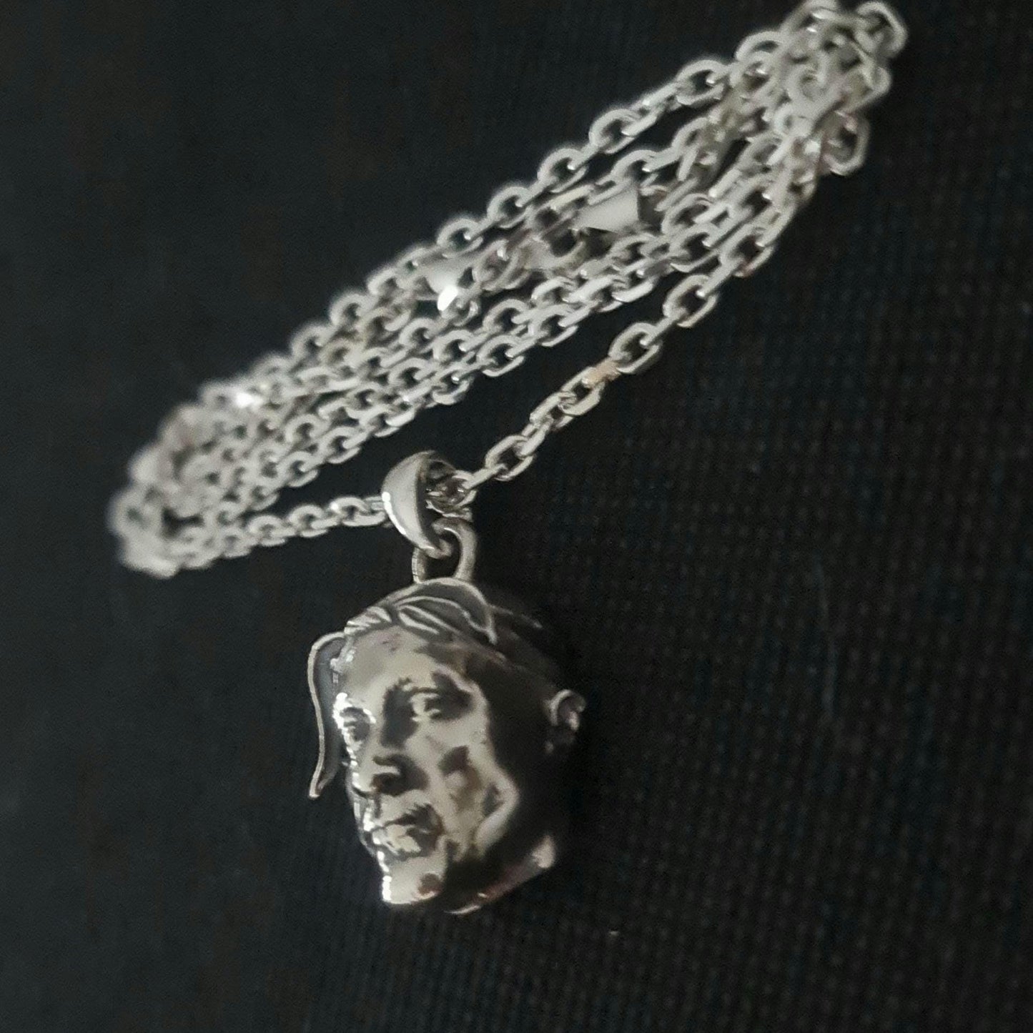 Sterling Silver Rapper Pendant - Gothic Rockstar Jewelry
