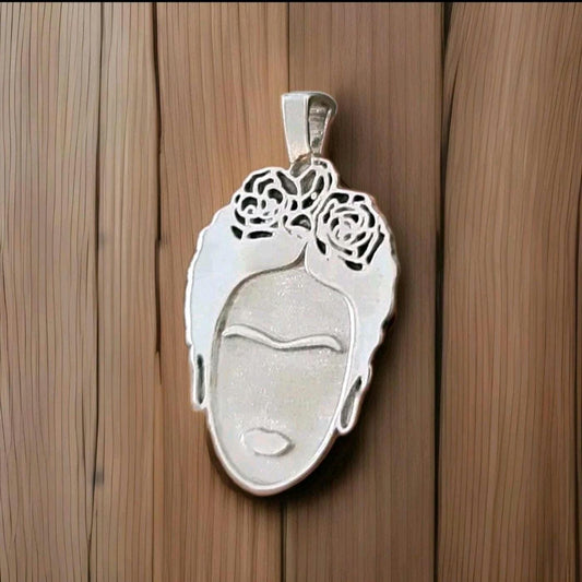 Inspired by the iconic Mexican painter charm Artistic modern   925 sterling silver -  4 cm charm