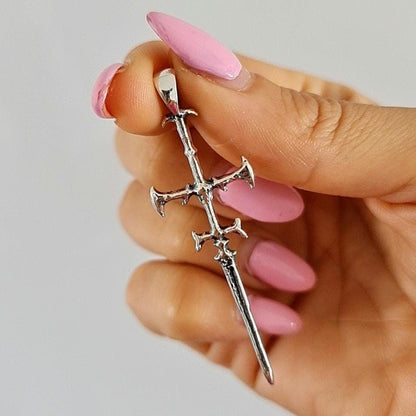 Sterling Silver Viego Sword Pendant: League of Legends, Handmade