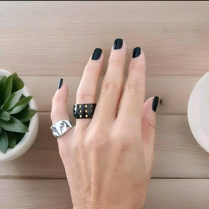 OWL RING - Handcrafted 925 Silver Stylized Animal Jewelry Minimalistic -  solid sturdy