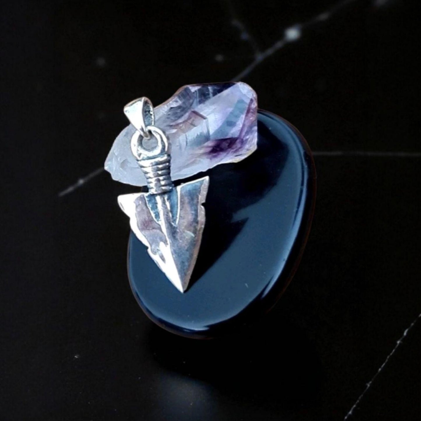 Sterling Silver Arrowhead Pendant Necklace: Archer Jewelry