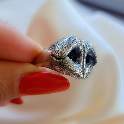 Handmade Stylish Sterling Silver Dog Nose Ring Jewelry for Dog Lovers