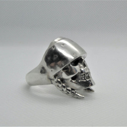 Handmade Gothic Sterling Silver Mexican Skull Ring