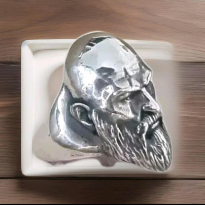 Handmade Kratos Ring: 925 Sterling Silver God of War, Gothic Gamer Jewelry
