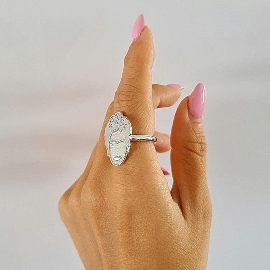 sterling silver ring - inspired by the iconic mexican painter - symbolising strength, powerand unmatched beauty