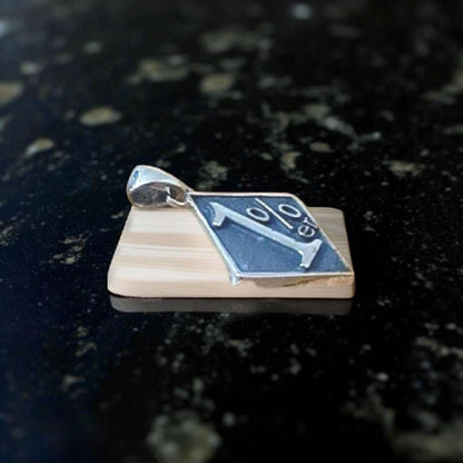 Handmade 1%er Pendant - A Bold and Unconventional Biker Pendant