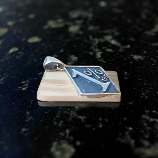 Handmade 1%er Pendant - A Bold and Unconventional Biker Pendant