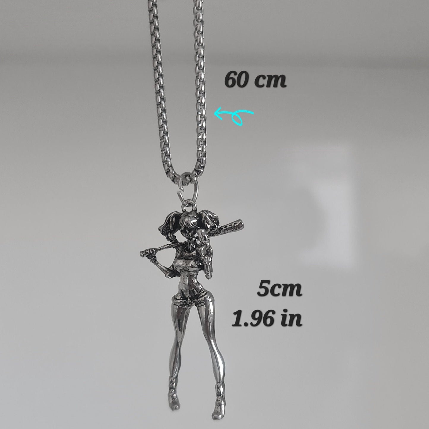 Baseball Girl  Necklace  Casual Fashion , anime,  retro Baseball jewellery