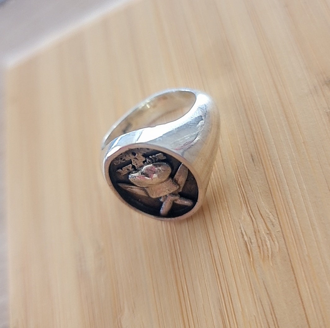 Handmade 925 Sterling Silver Chef Ring: Culinary Gift