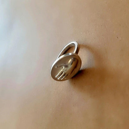 Frida Hand Ring-925 Sterling Silver Minimalistic Design - La mano- Mexico