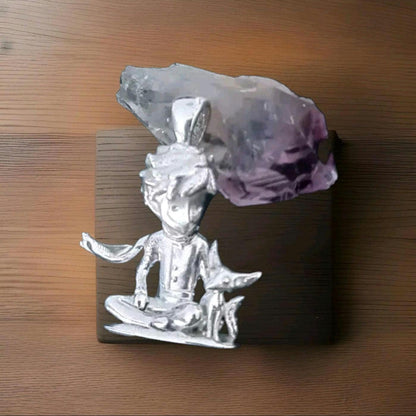 Little Prince Necklace: Sterling Silver Figurine Pendant