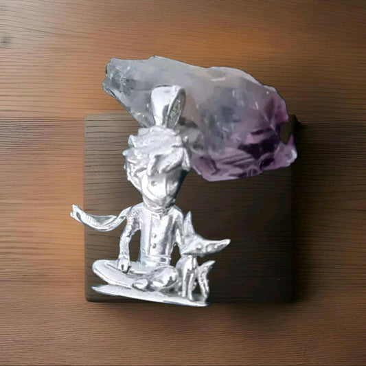 Little Prince Necklace: Sterling Silver Figurine Pendant