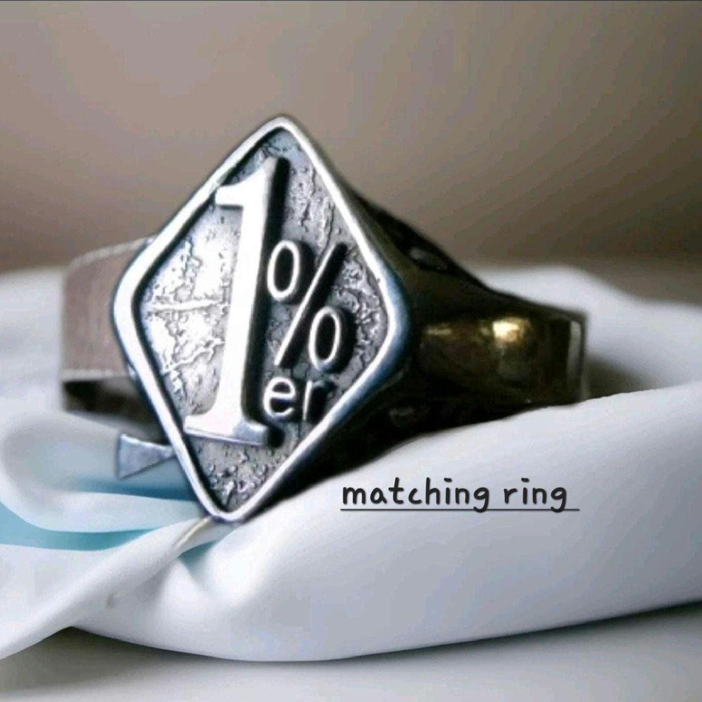 Handmade 1%er Pendant - A Bold and Unconventional Biker Pendant