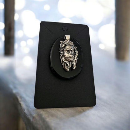 Catrina Pendant • Sugar Skull Necklace • Dia De Los Muertos Jewelry • Gothic Mexican Sterling Silver