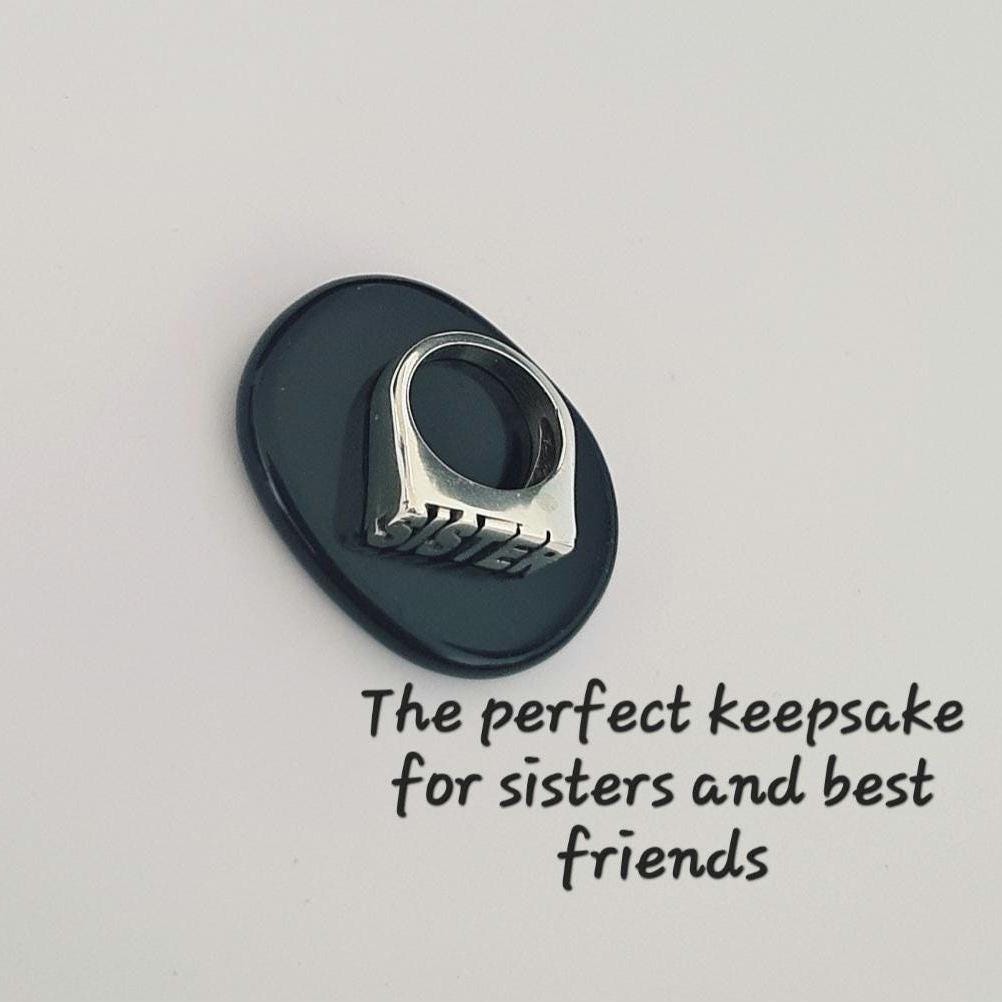 Sister Ring sterling silver - A gift that celebrates sisterhood & friendship
