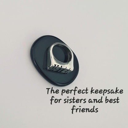 Sister Ring sterling silver - A gift that celebrates sisterhood & friendship