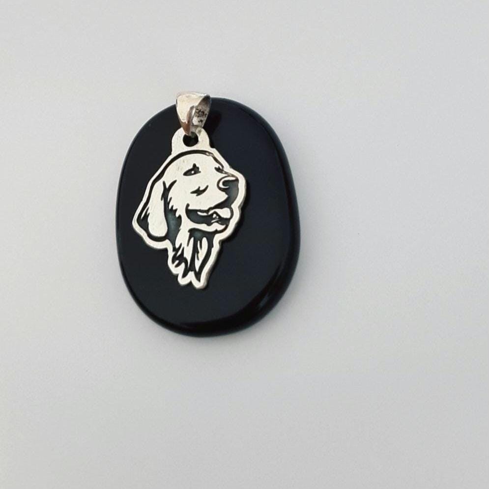 Sterling Silver Labrador Retriever Necklace: Dog Memorial Jewelry