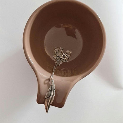 Delicate Feather Necklace  925 Sterling Silver – 45cm Chain – Minimalist Boho