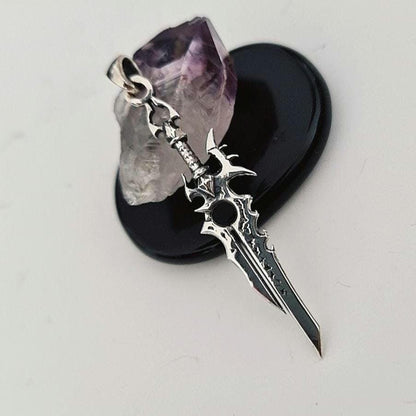 Shalamayne legendary sword Pendant , Wow, World of Warcraft , Handmade 925 Sterling Silver