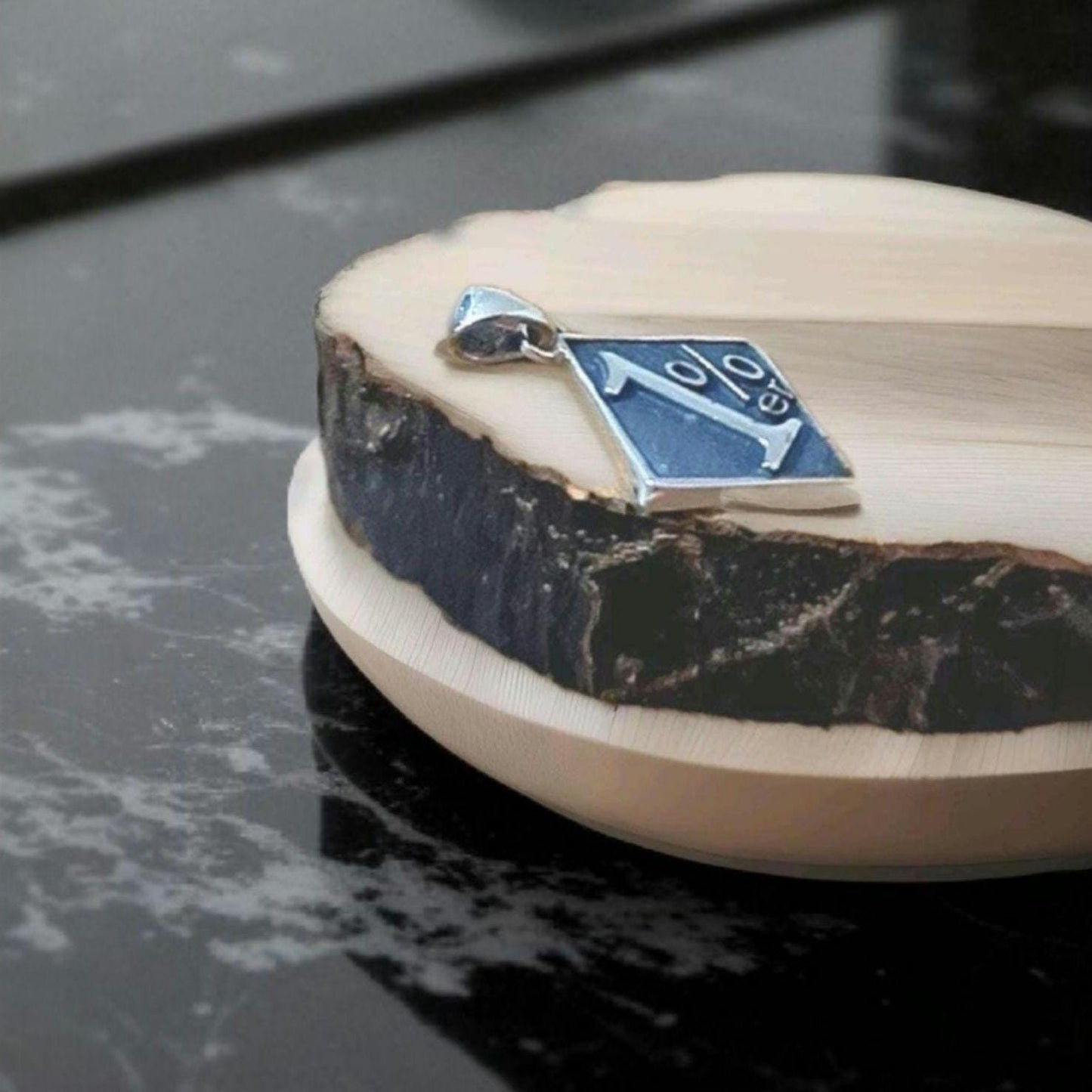 Handmade 1%er Pendant - A Bold and Unconventional Biker Pendant