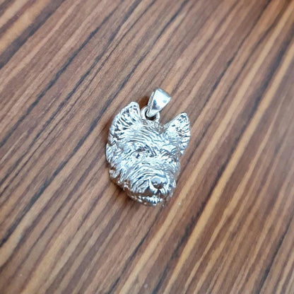 Handmade Sterling Silver Westie Pendant - Dog Lover Gift