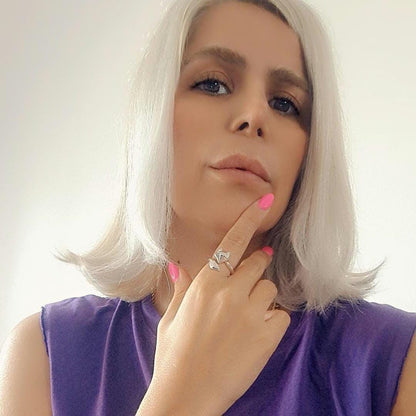 Handmade Sterling Silver Fox Ring: Animal Jewelry Gift