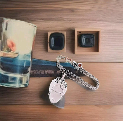 Inspired by the iconic Mexican painter charm Artistic modern   925 sterling silver -  4 cm charm