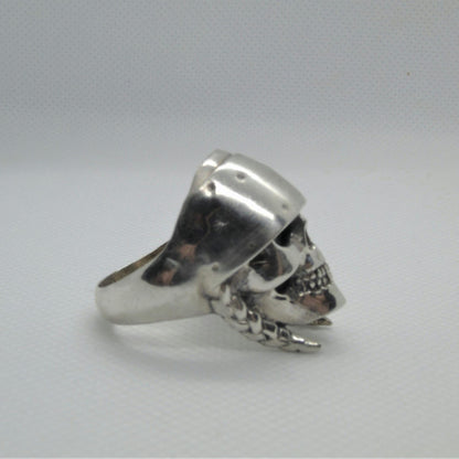 Handmade Gothic Sterling Silver Mexican Skull Ring