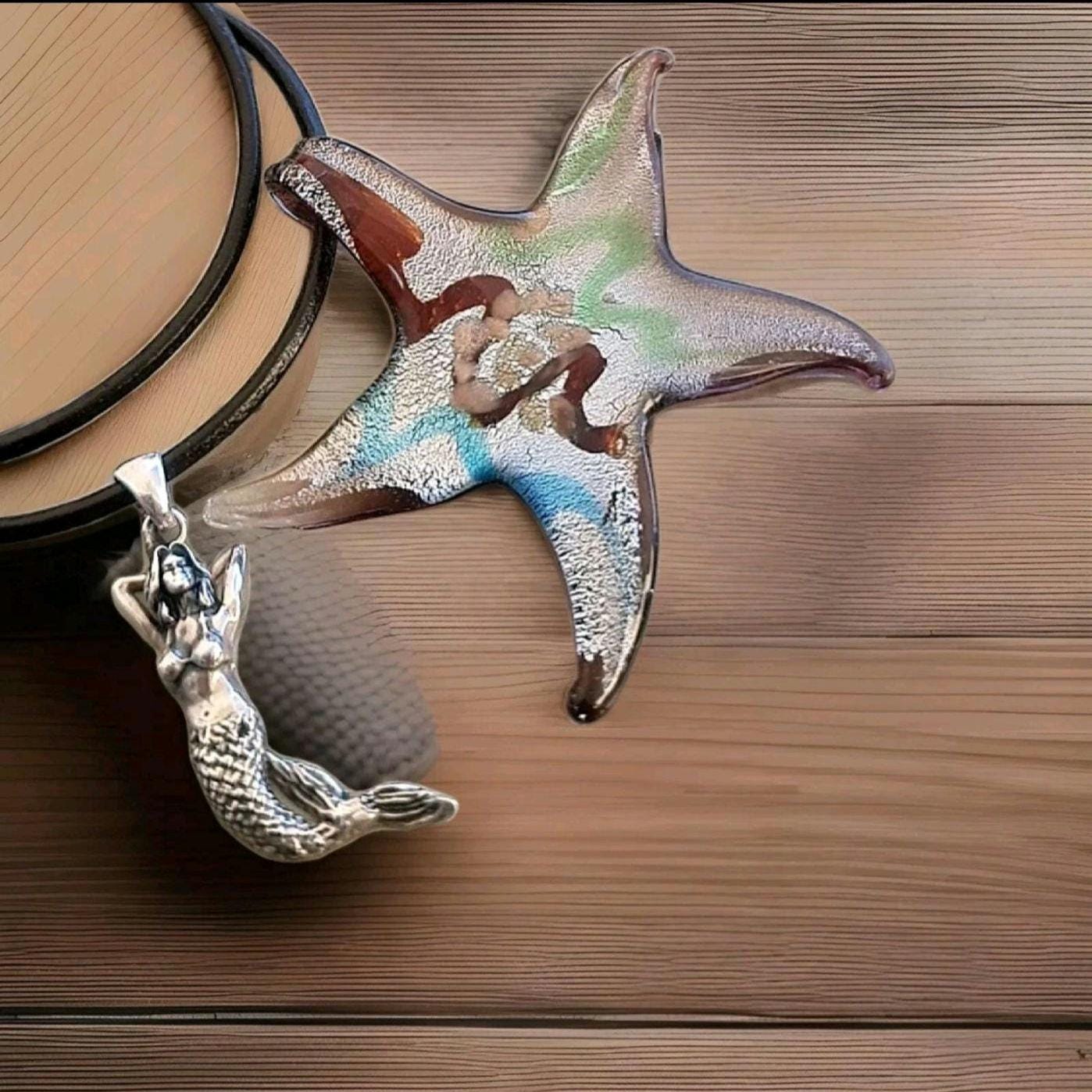 Sterling Silver Mermaid Pendant Necklace: Gothic Sea Lover Gift