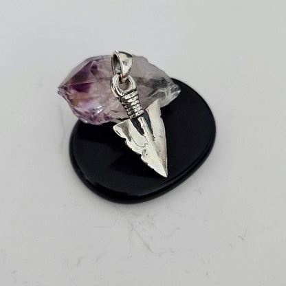 Sterling Silver Arrowhead Pendant Necklace: Archer Jewelry