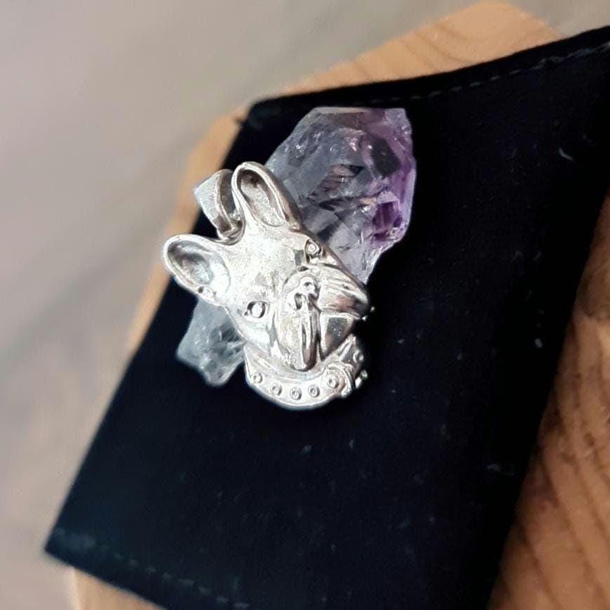 Handmade Sterling Silver French Bulldog Pendant: Minimalist Dog Necklace