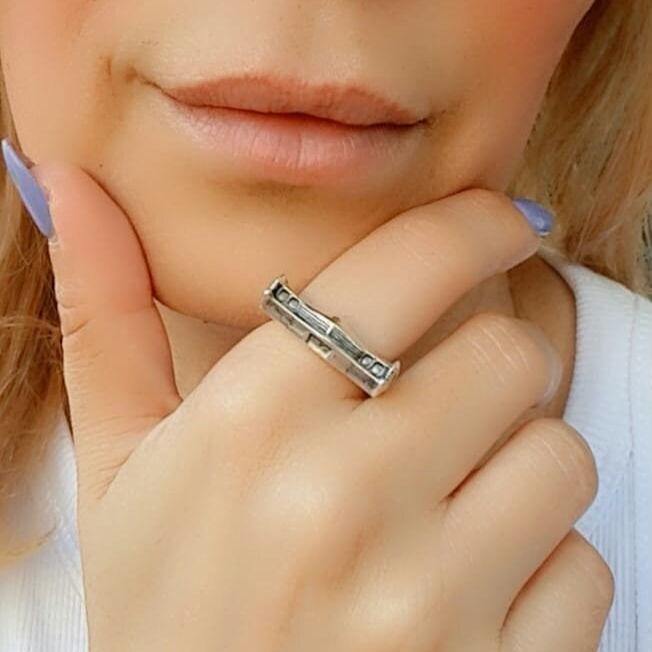 Handmade Silver 1967 Classic Car Ring: Bold Automotive Jewelry