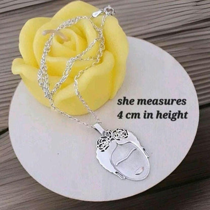 Inspired by the iconic Mexican painter charm Artistic modern   925 sterling silver -  4 cm charm