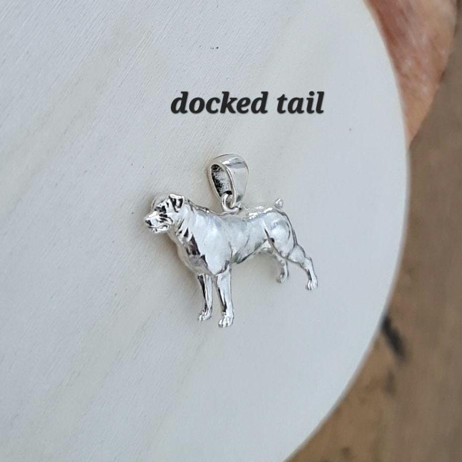 Rottweiler  dog figurine pendant- avaliable in 2 design  Sculpture -Realistic Dog Model    Solid & Sturdy