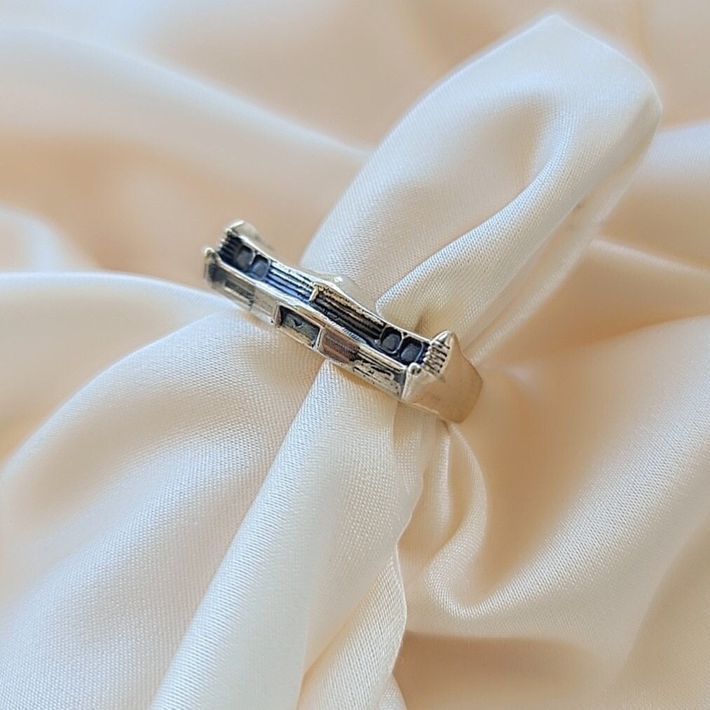 Handmade Silver 1967 Classic Car Ring: Bold Automotive Jewelry