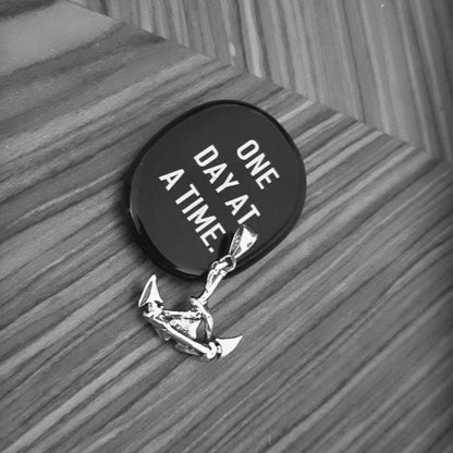 Sterling Silver Nautilus Anchor Pendant: League of Legends Gamer Necklace