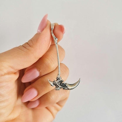 Kayn Scythe Pendant: 925 Sterling Silver LoL Gamer Necklace