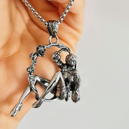 Dancing wreath girl in High heels Necklace- anime Cosplay