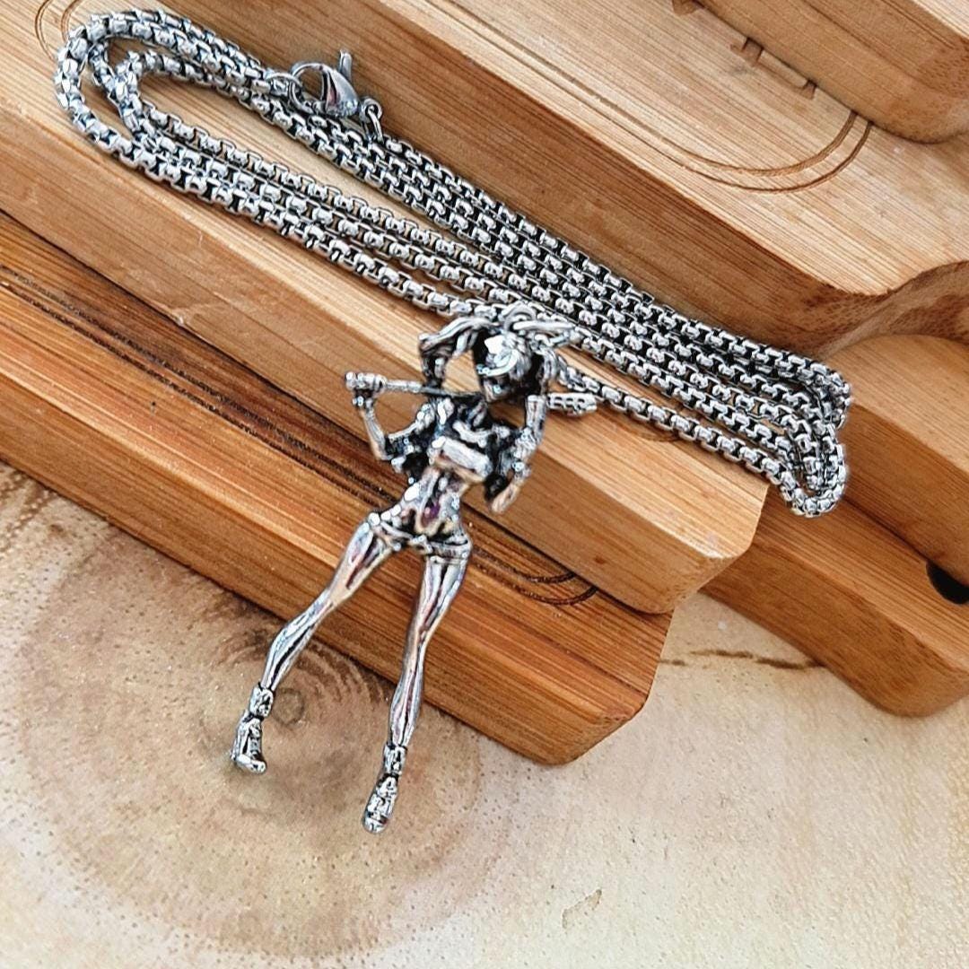 Baseball Girl  Necklace  Casual Fashion , anime,  retro Baseball jewellery