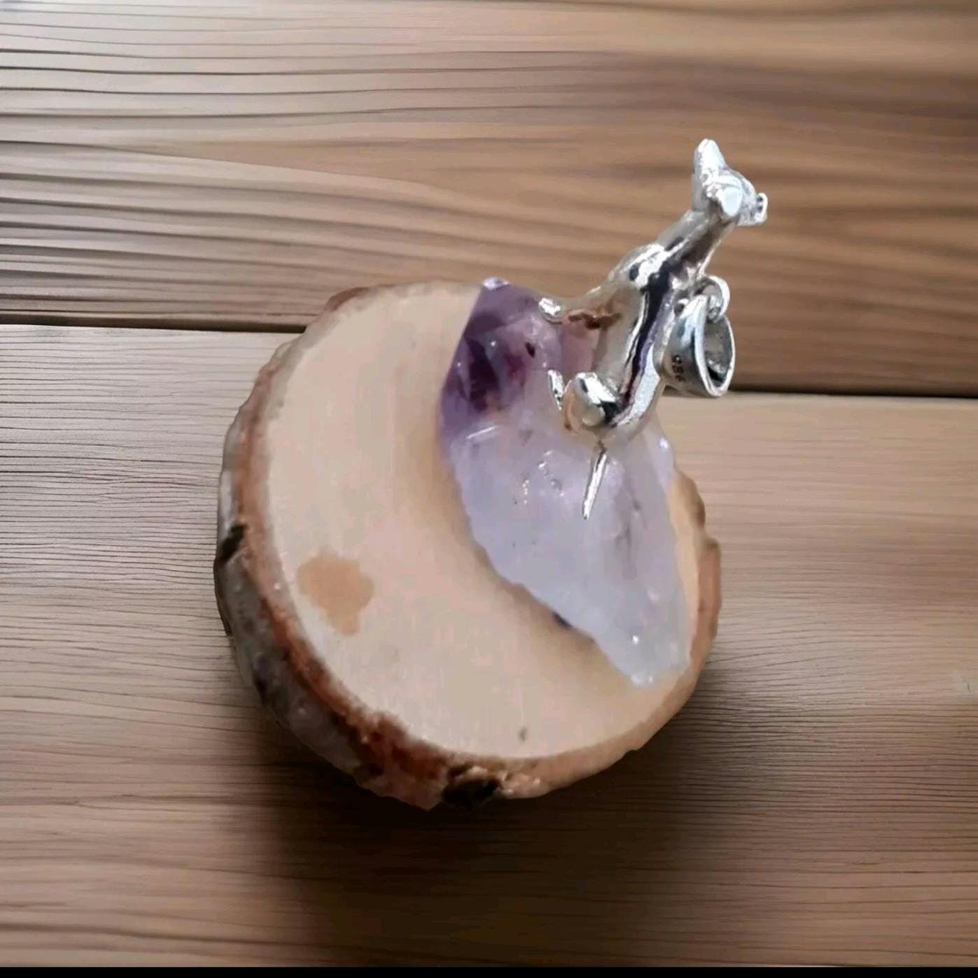 Handmade Sterling Silver Jack Russell Dog Pendant: Minimalist 925 Silver