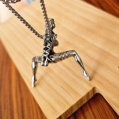 Oversized  nude Women Necklace, Hip Hop Cosplay Jewelry For Men& Women