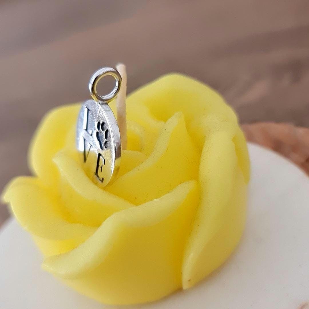 Handmade Silver Paw Print Pendant: Minimalist Pet Lover Necklace