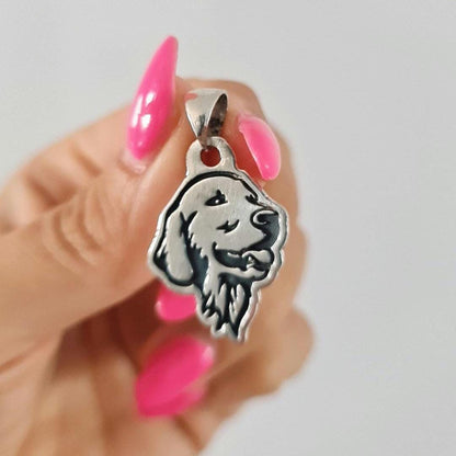 Sterling Silver Labrador Retriever Necklace: Dog Memorial Jewelry