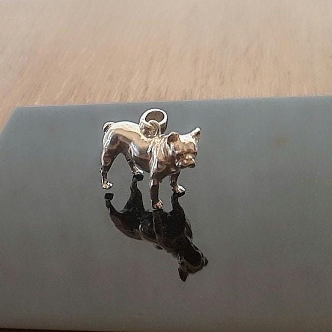 Handmade 925 Silver French Bulldog Pendant Necklace: Dog Lover Gift