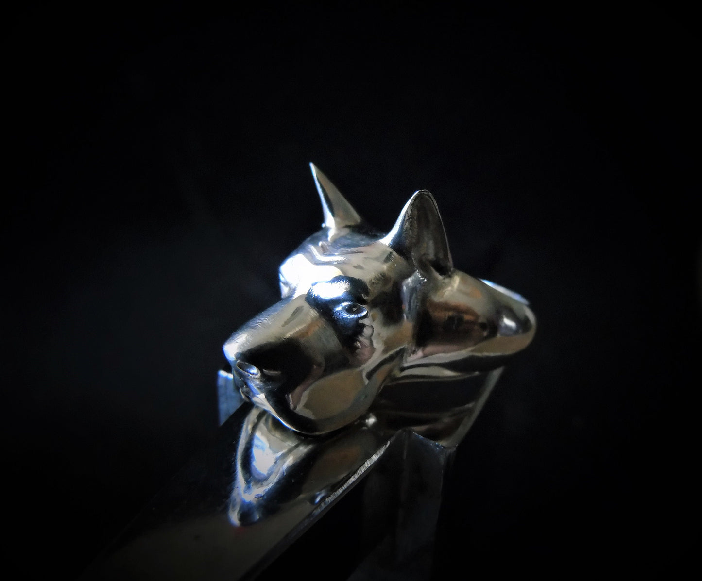 Handmade Great Dane Statement Ring - Intricate Breed Representation - Solid 925 Silver Construction - Perfect for Dog Enthusiasts