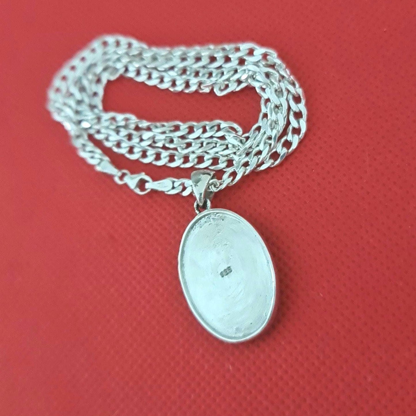 Handmade 925 Silver La Santa Muerte Pendant: Gothic Skull Jewelry