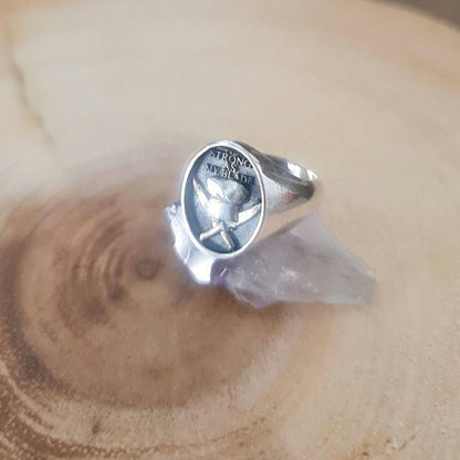 Handmade 925 Sterling Silver Chef Ring: Culinary Gift