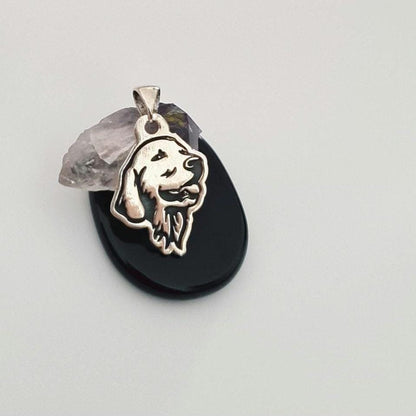 Sterling Silver Labrador Retriever Necklace: Dog Memorial Jewelry