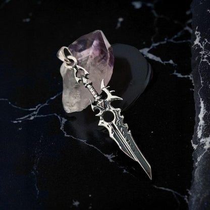 Shalamayne legendary sword Pendant , Wow, World of Warcraft , Handmade 925 Sterling Silver